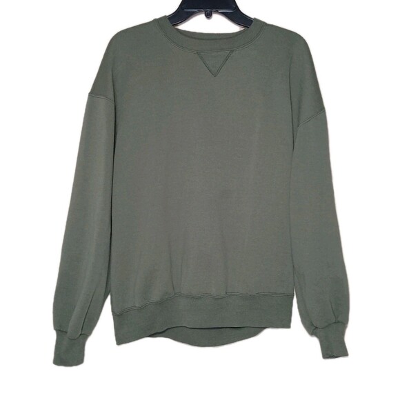 Vintage 90s BLANK RUSSELL ATHLETIC Crewneck Sweatshirt X-Large Green Made In Usa - Picture 16 of 16